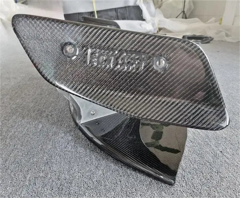 Carbon Fiber Spoilers GT Tech art Style Double Deck Rear Trunk Wing Spoilers For Porsche 911-992