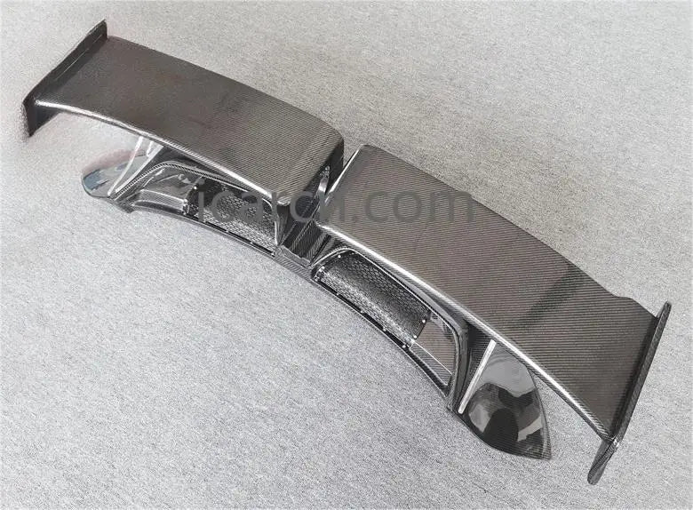 Carbon Fiber Spoilers GT Tech art Style Double Deck Rear Trunk Wing Spoilers For Porsche 911-992