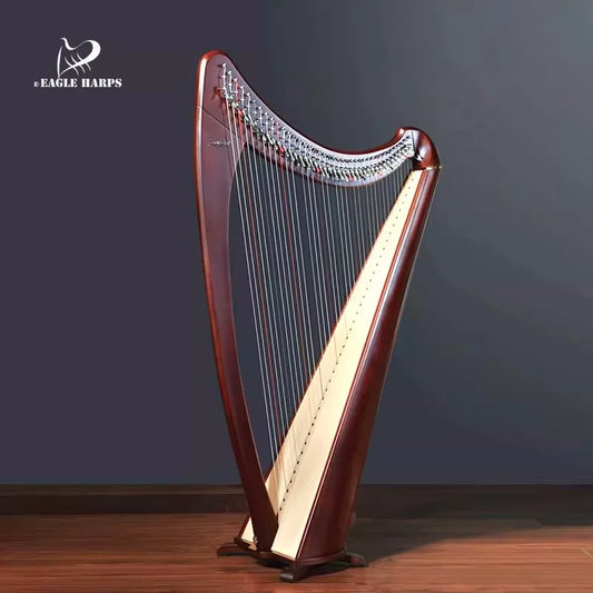 Caroline Instrument E-Eagle Harp Professional Handmade 40 String Handmade Harp