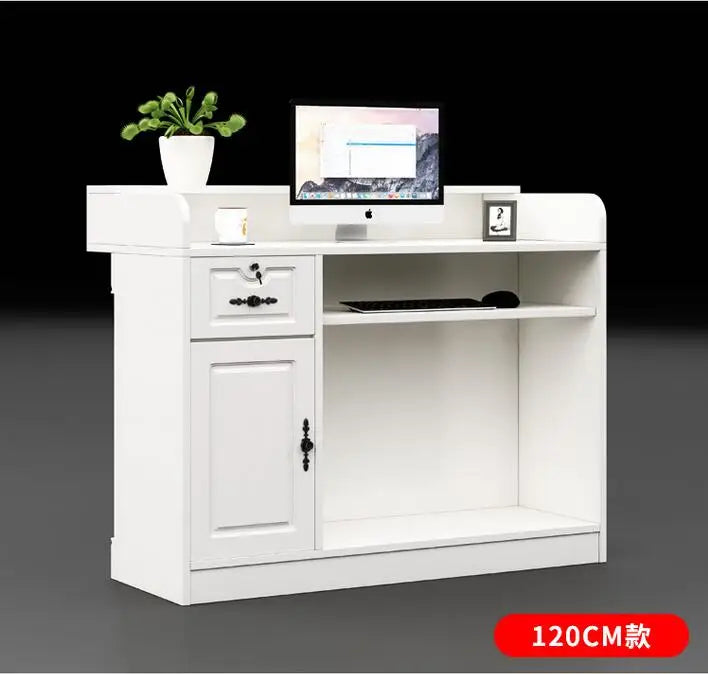Cashier counter simple modern shop small bar clothing store supermarket convenience store beauty salon front desk