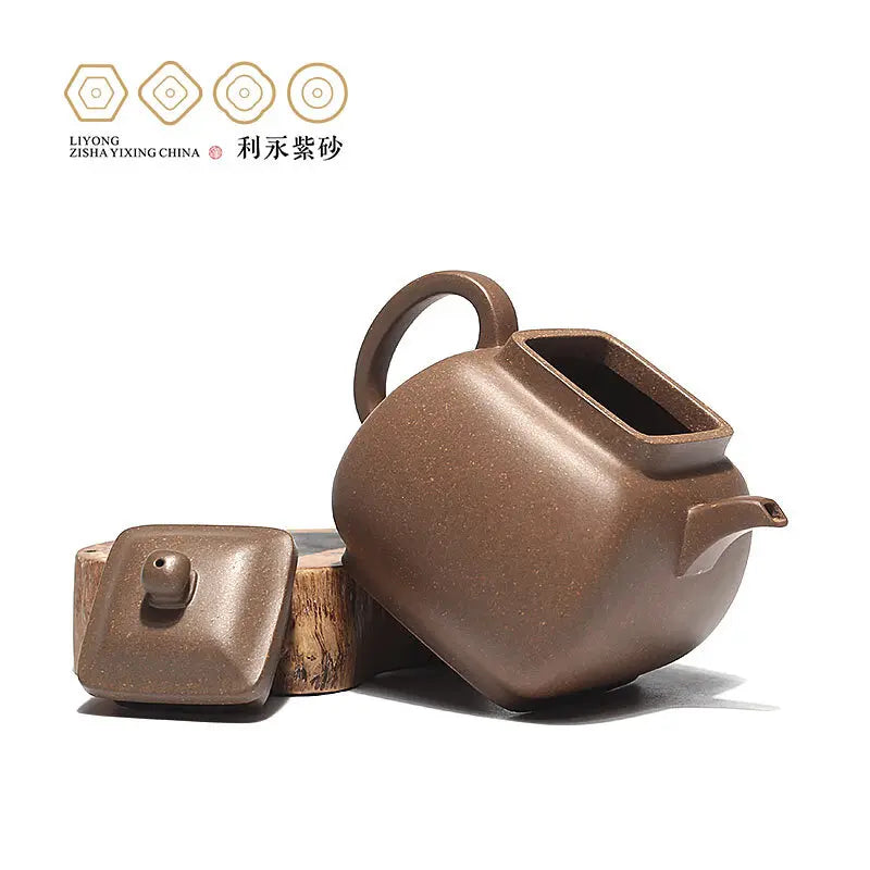 Centennial Liyong Purple Clay Pot Yixing Famous Pure Handmade Raw Ore Small Red Mud Green Segment Mud Three-Life Stone Previous