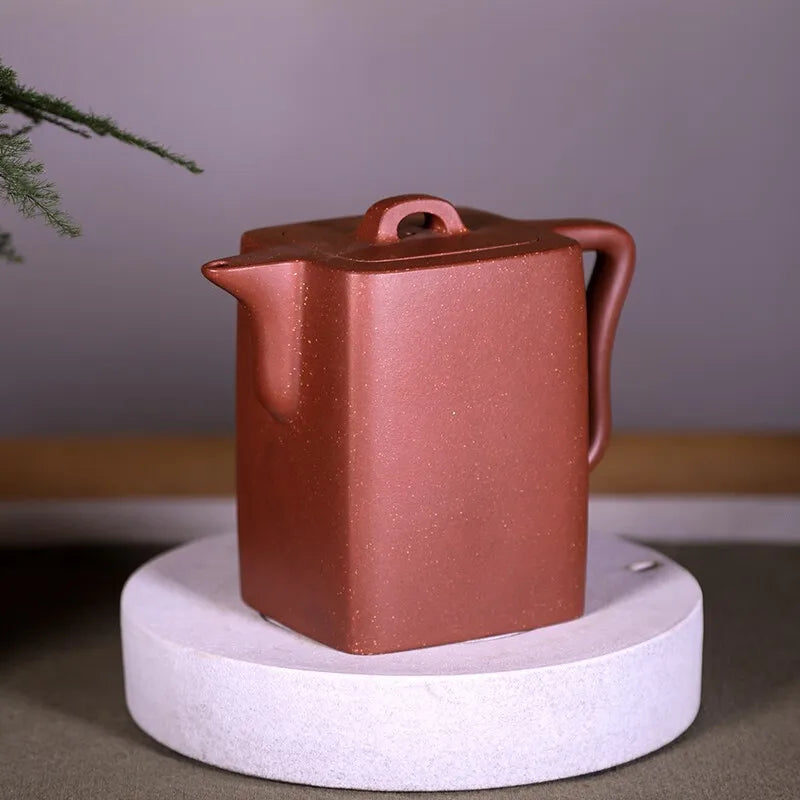 Centennial Liyong Purple Clay Pot Yixing Pure Handmade Famous Raw Ore Bottom Trough Clear Sand Adjustment and Pot Kung Fu Tea Se