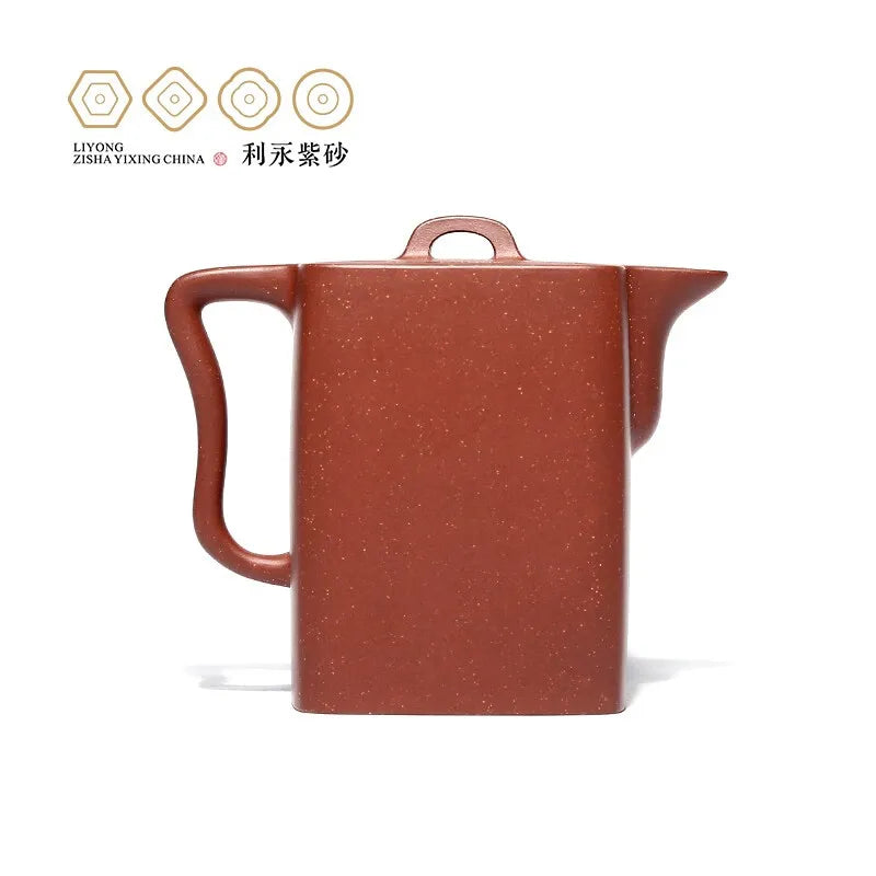 Centennial Liyong Purple Clay Pot Yixing Pure Handmade Famous Raw Ore Bottom Trough Clear Sand Adjustment and Pot Kung Fu Tea Se