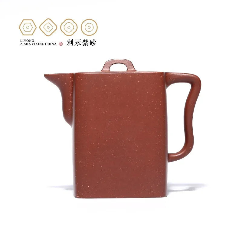 Centennial Liyong Purple Clay Pot Yixing Pure Handmade Famous Raw Ore Bottom Trough Clear Sand Adjustment and Pot Kung Fu Tea Se