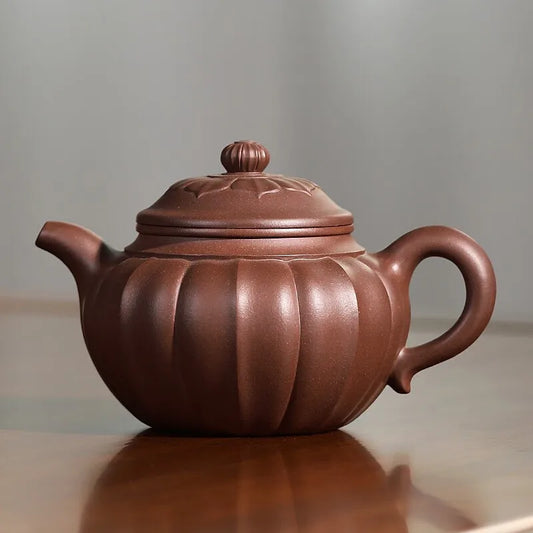 Centennial Liyong Purple Clay Pot Yixing Pure Handmade Famous Teapot Household Kung Fu Tea Set Raw Ore Purple Clay Dalin Flower
