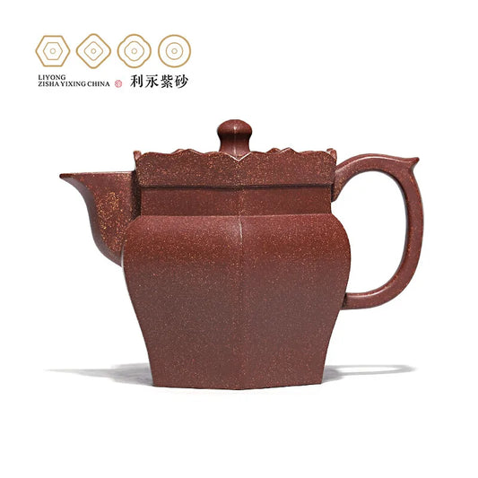 Centennial Liyong Replica Yixing Famous Pure Handmade Purple Clay Pot Raw Ore Purple Clay Sand Adjustment Large Monk Hat Pot Kun