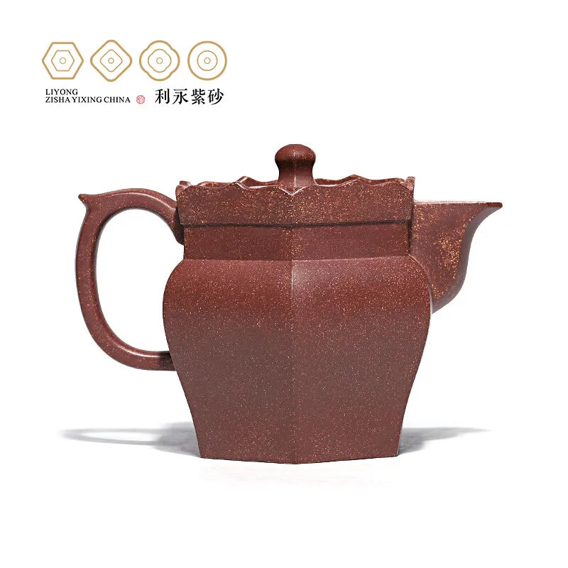 Centennial Liyong Replica Yixing Famous Pure Handmade Purple Clay Pot Raw Ore Purple Clay Sand Adjustment Large Monk Hat Pot Kun