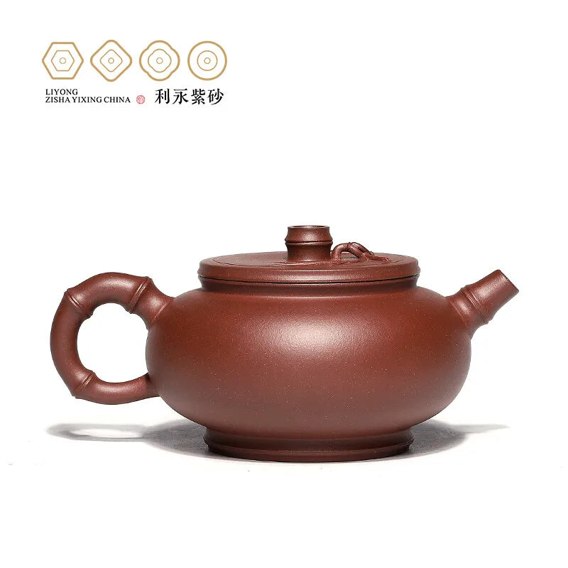 Centennial Liyong Yixing Famous Chen Meihua Pure Handmade Purple Clay Pot Raw Ore Bottom Trough Qing Xiaojun Bamboo Pot Kung Fu