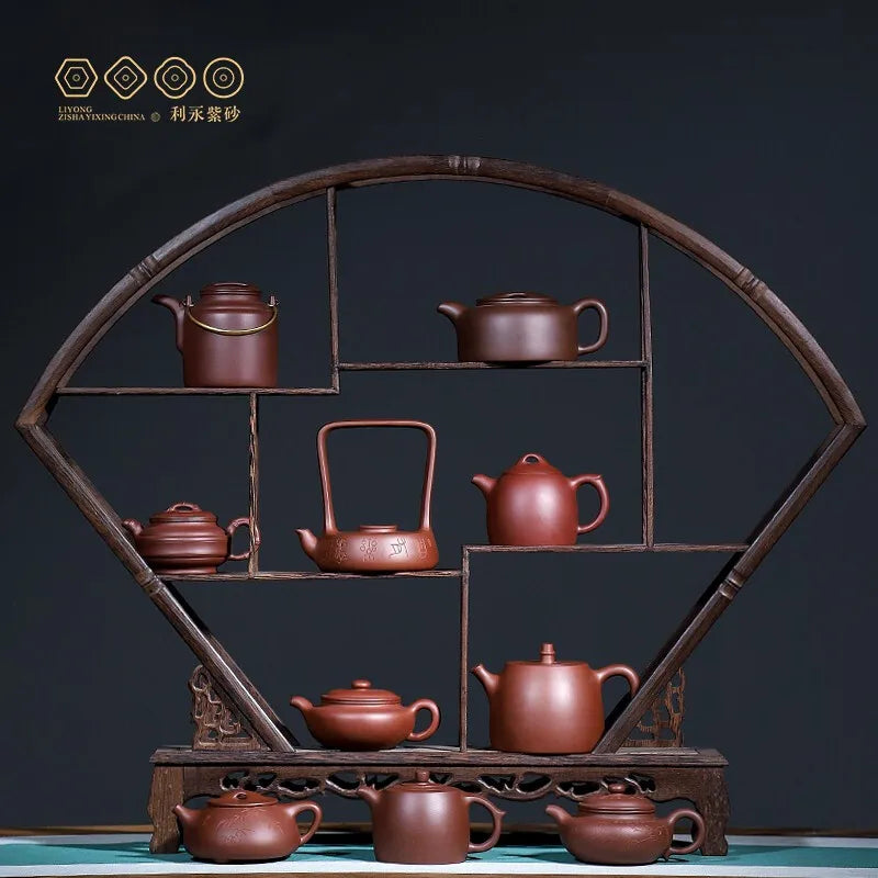 Centennial Liyong Yixing Famous Gu Jingzhou Original Work Mugu Replica Series Collection Handmade Purple Clay Pot Set Gu Jingzho