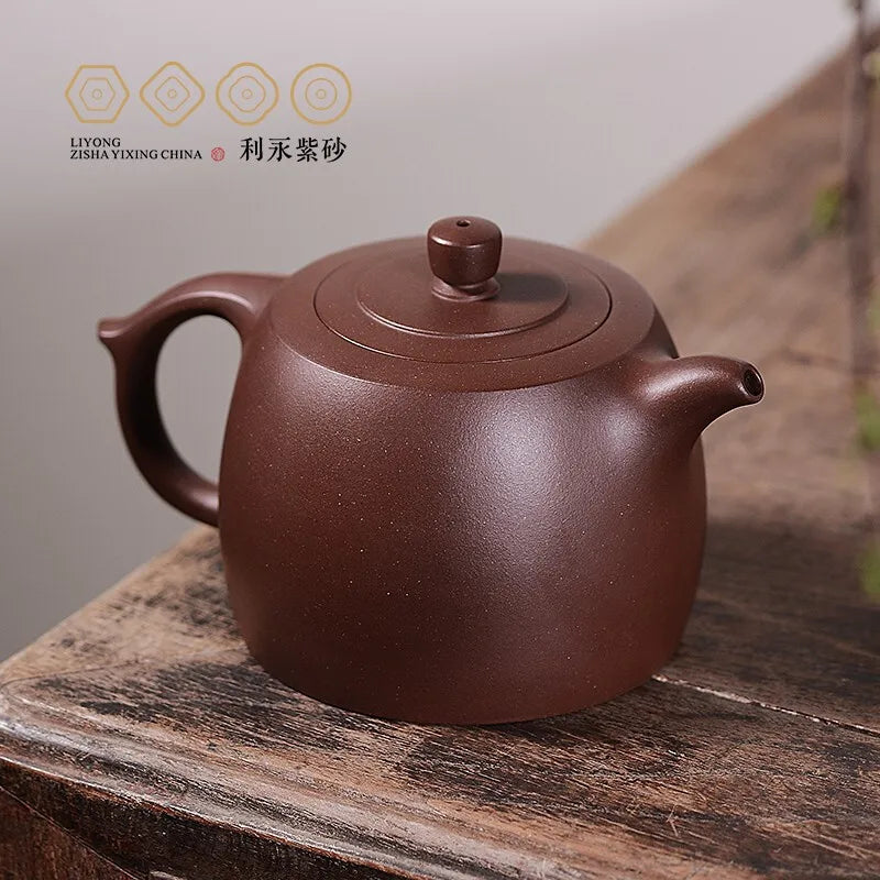 Centennial Liyong Yixing Famous Gu Jingzhou Original Work Mugu Replica Series Collection Handmade Purple Clay Pot Set Gu Jingzho