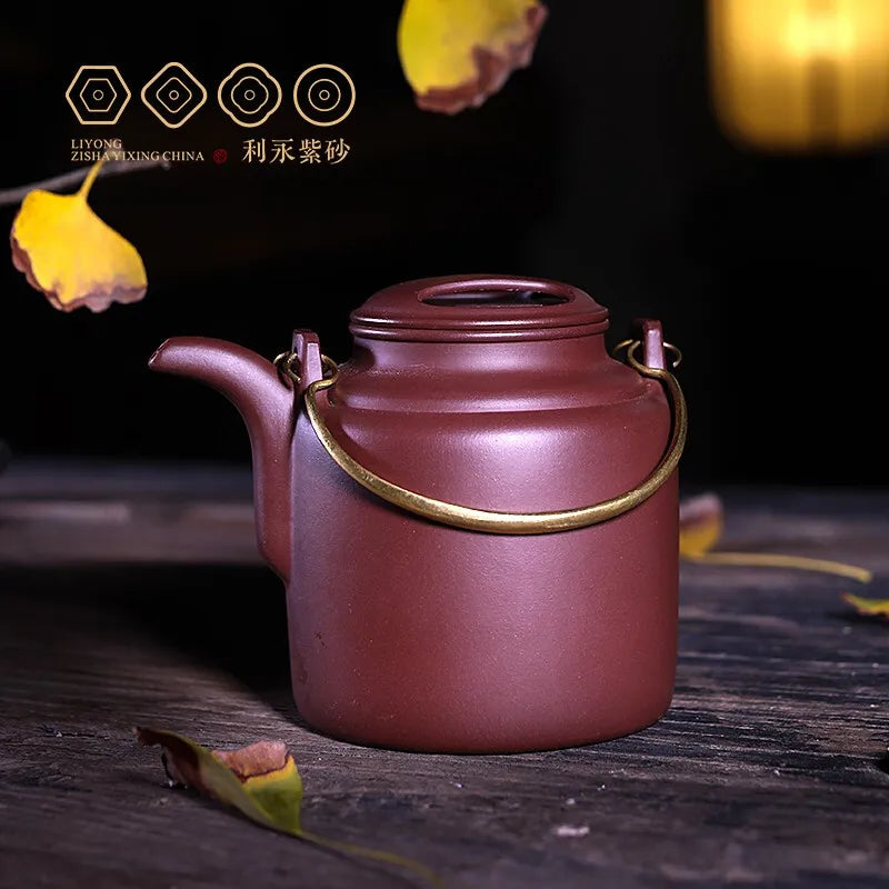 Centennial Liyong Yixing Famous Gu Jingzhou Original Work Mugu Replica Series Collection Handmade Purple Clay Pot Set Gu Jingzho