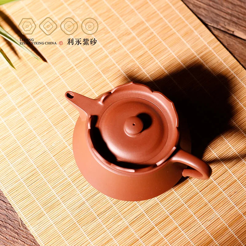 Centennial Liyong Yixing Famous Master Zhou Yuanchun Handmade Purple Clay Pot Raw Ore Kung Fu Tea Set Teapot Monk Hat Pot Zhou Y