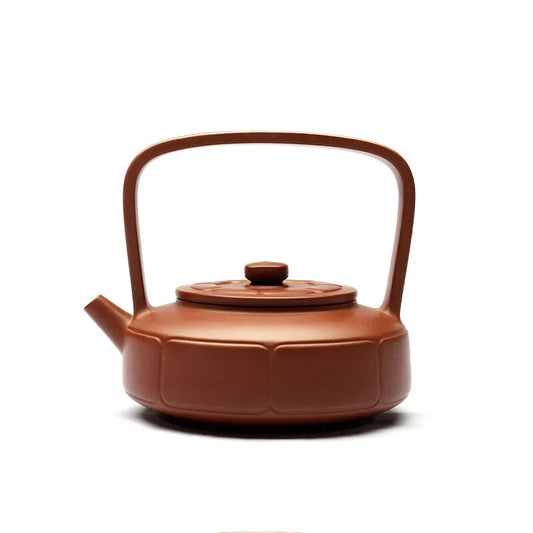 Centennial Liyong Yixing Famous Master Zhou Yuanchun Handmade Purple Clay Pot Raw Ore Kung Fu Tea Set Teapot Jade Belt Lifting H