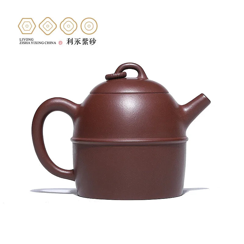 Centennial Liyong Yixing Famous Miao Shufen Pure Handmade Purple Clay Pot Raw Ore Purple Clay String Top Qin Zhong Pot Kung Fu T
