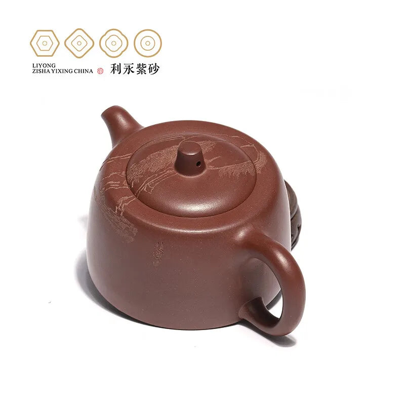 Centennial Liyong Yixing Famous Pure Handmade Purple Clay Pot Raw Ore Bottom Trough Green Well Curb · Gratitude for the Source o