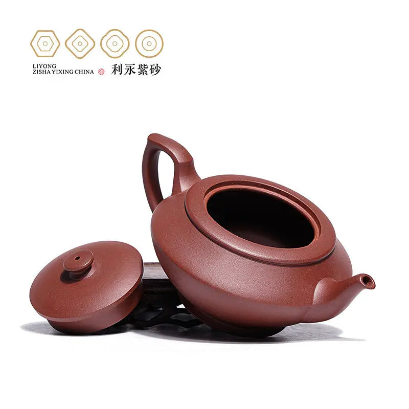 Centennial Liyong Yixing Famous Qian Wenying Pure Handmade Purple Clay Pot Raw Ore Bottom Trough Qing Han Yun Pot Kung Fu Tea Se