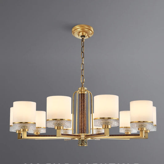 Chandelier villa living room dining room headlamp home Chinese style design bedroom lamps