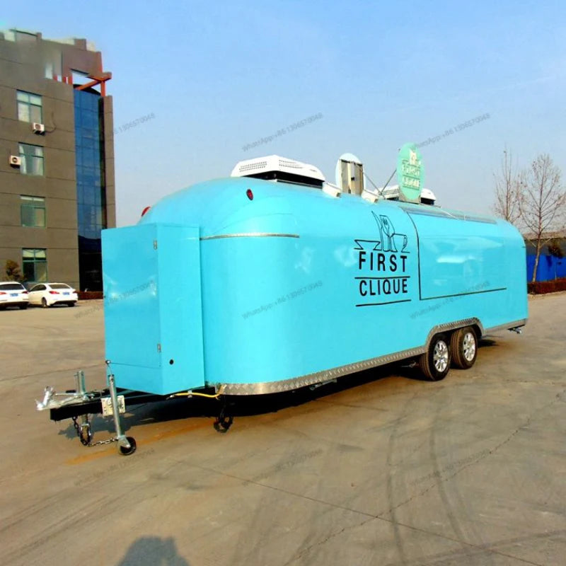 China factory directly exporting food trucks mobile fast food trailer
