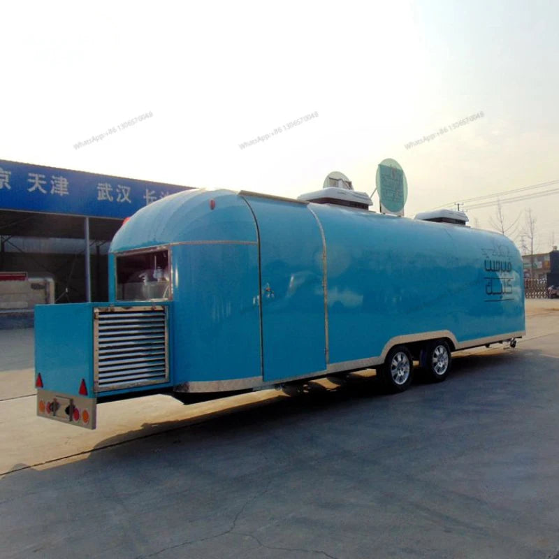 China factory directly exporting food trucks mobile fast food trailer