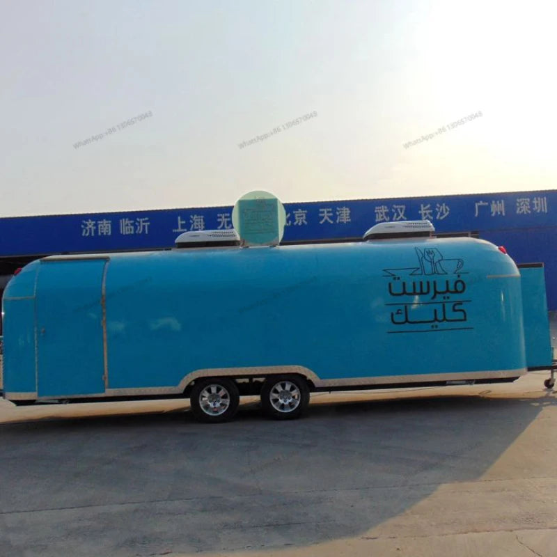 China factory directly exporting food trucks mobile fast food trailer