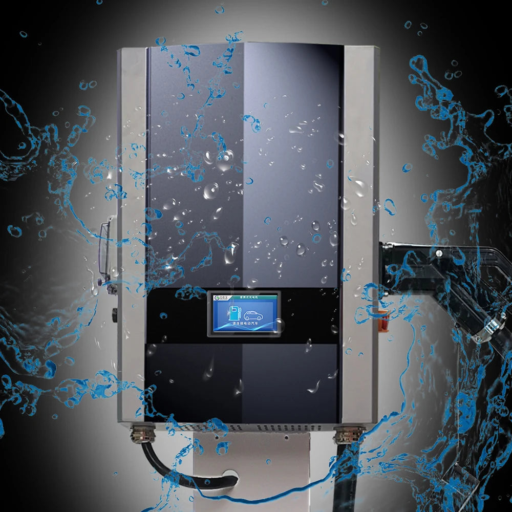 China smart pole evse car level 3 wall mounted 20kw fast ccs chademo dc commercial ev charging station