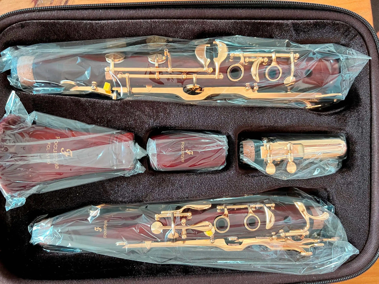 Chinese High quality clarinet 18keys rosewood G clarinet musical instrument Gold Plated clarinet professional