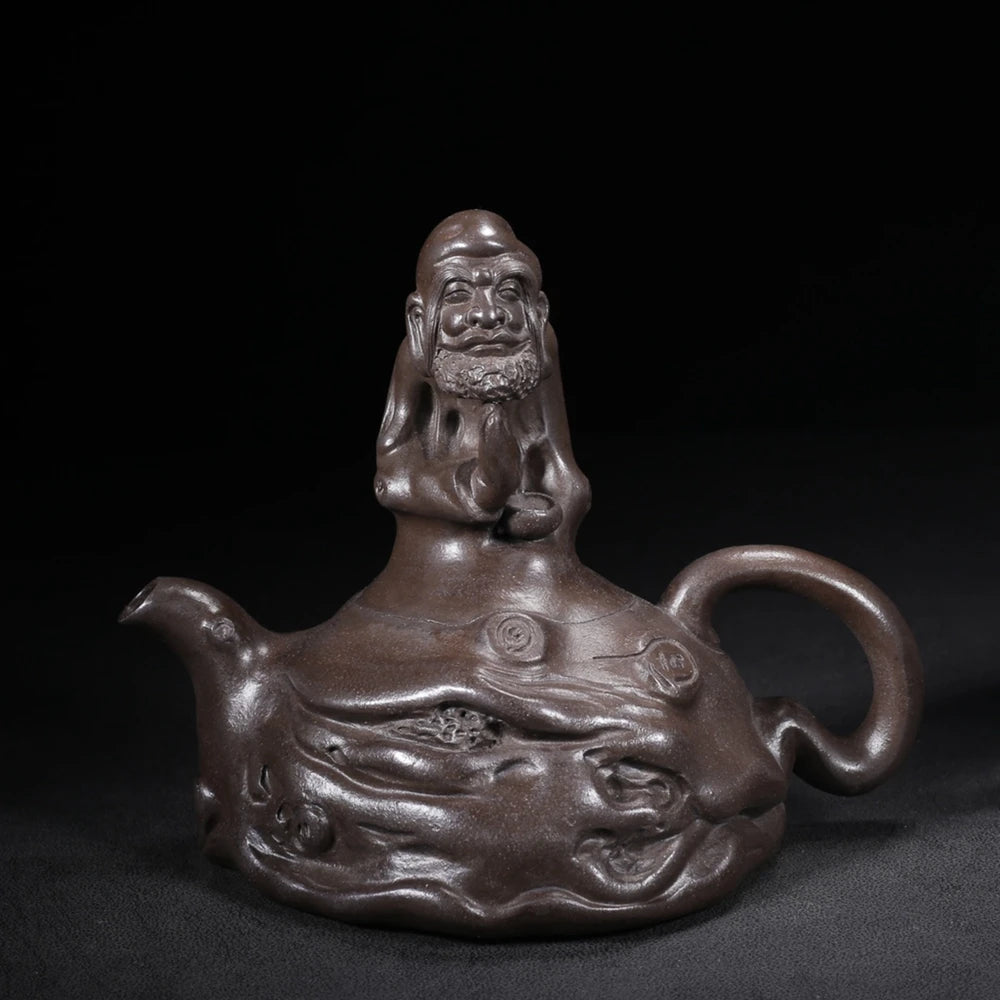 Chinese Yixing Zisha Clay Teapot  Dharma Buddha Pot Youquan 350ml