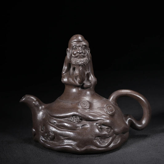 Chinese Yixing Zisha Clay Teapot  Dharma Buddha Pot Youquan 350ml