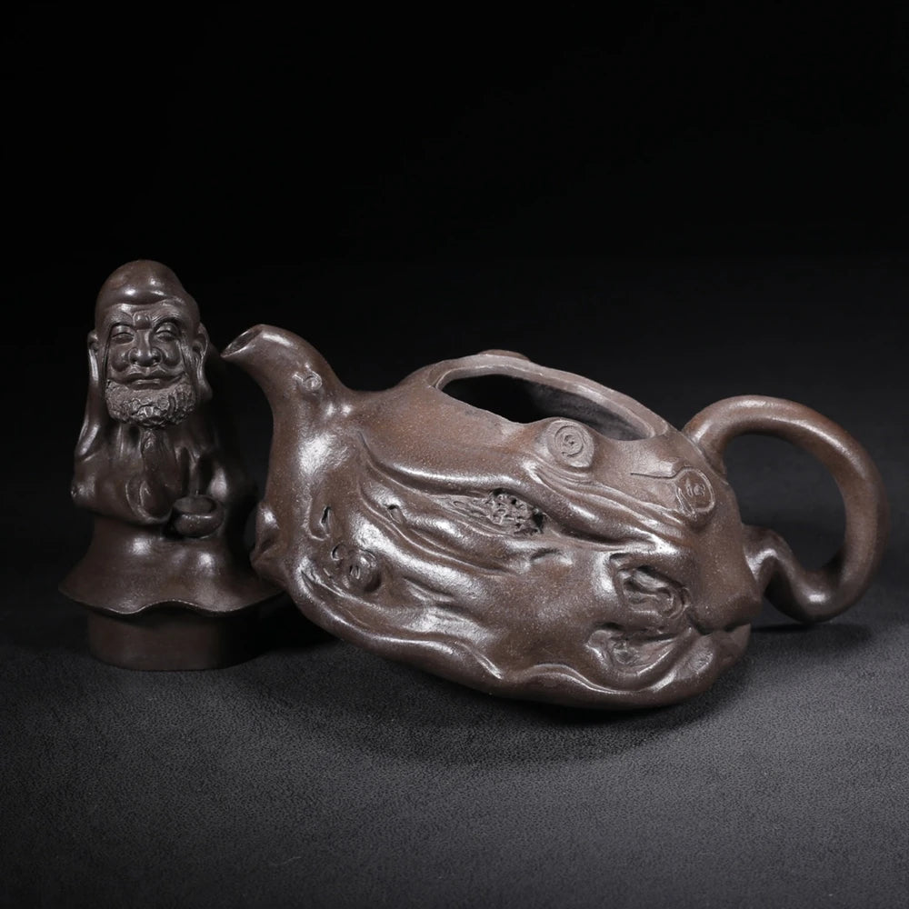 Chinese Yixing Zisha Clay Teapot  Dharma Buddha Pot Youquan 350ml