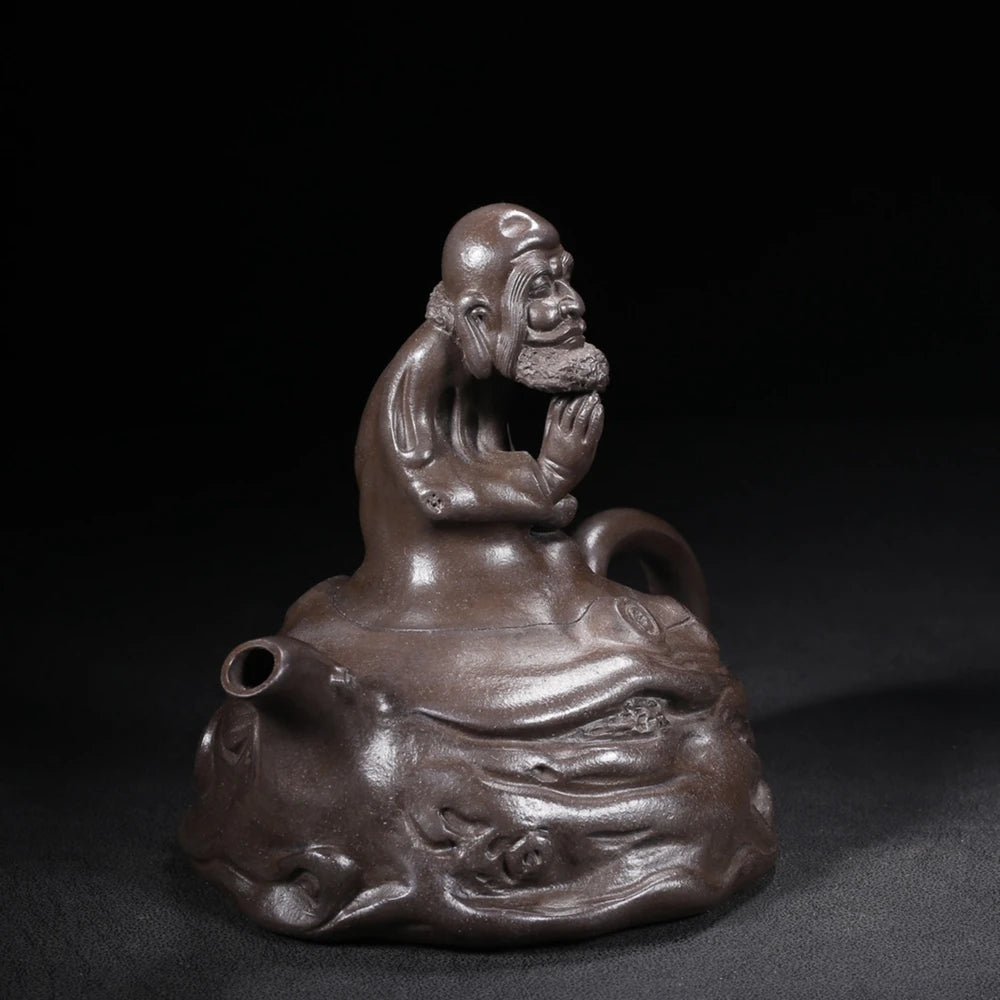 Chinese Yixing Zisha Clay Teapot  Dharma Buddha Pot Youquan 350ml