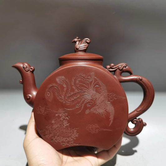 Chinese Yixing Zisha Clay Teapot  Dragon Phoenix Pot Xu Hantang 750ml