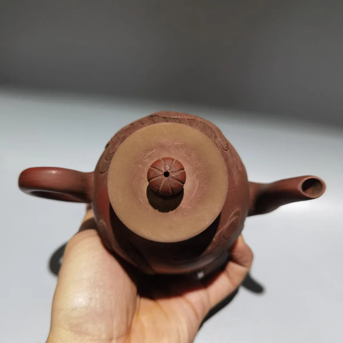 Chinese Yixing Zisha Clay Teapot  Dragon Phoenix Wine Pot Jingxi Shaobaiyuan 380ml