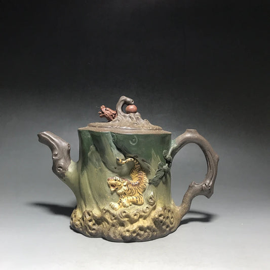 Chinese Yixing Zisha Clay Teapot  Dragon Tiger Pot  Wang Yinxian 500ml