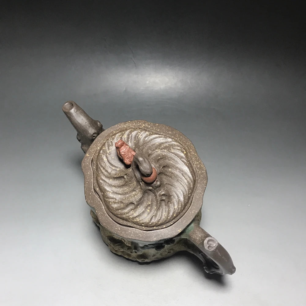 Chinese Yixing Zisha Clay Teapot  Dragon Tiger Pot  Wang Yinxian 500ml