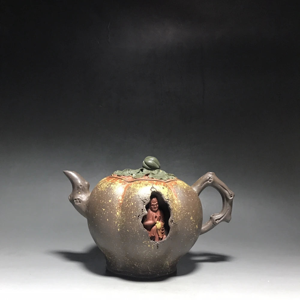 Chinese Yixing Zisha Clay Teapot  Fugua Wudao Pot  Wang Yinxian 500ml