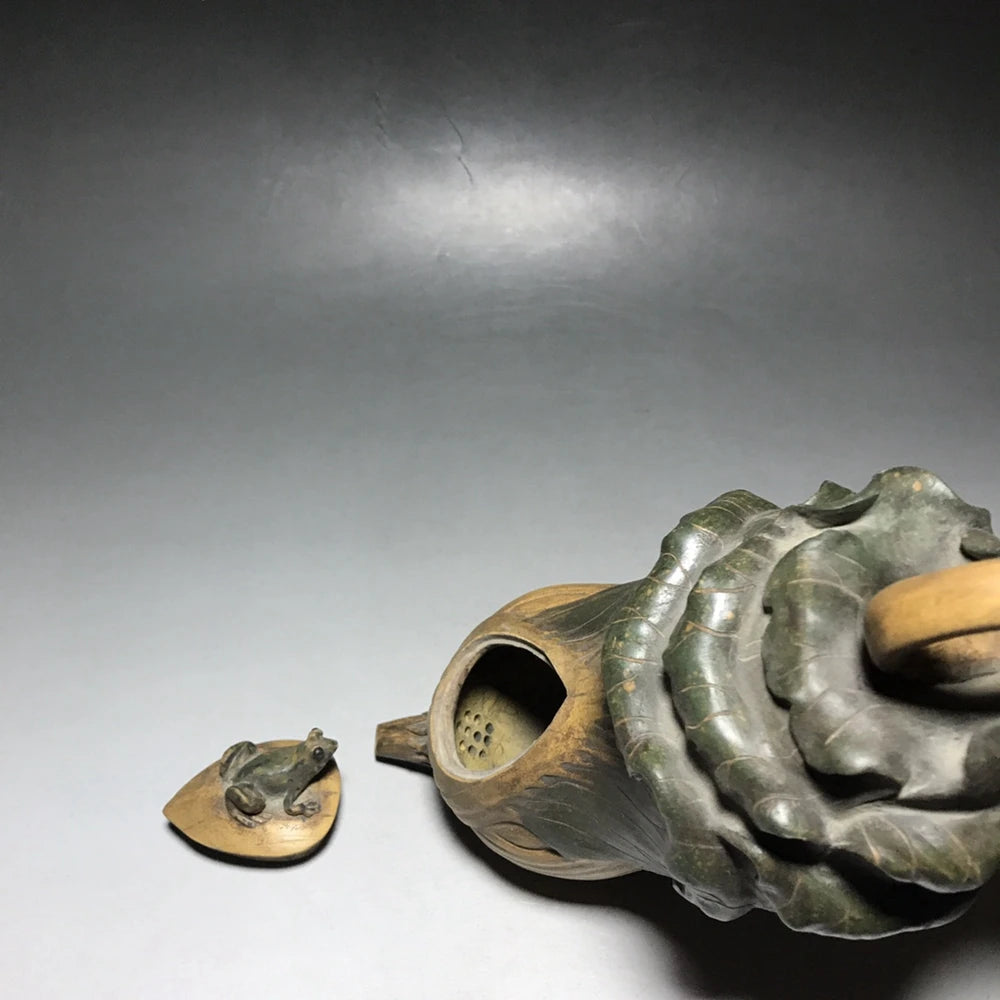 Chinese Yixing Zisha Clay Teapot  Guagua Lai Cai Pot  Jiang Rong 500ml