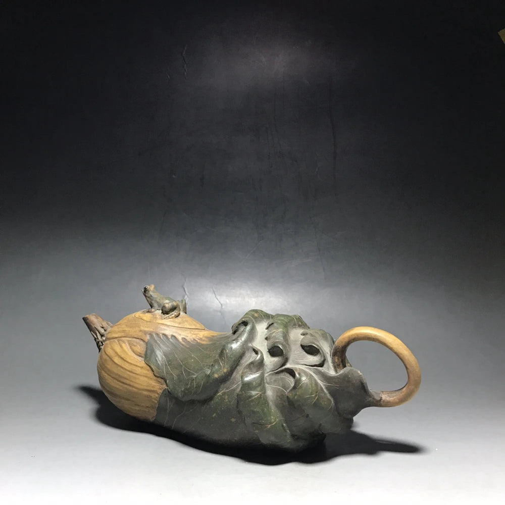 Chinese Yixing Zisha Clay Teapot  Guagua Lai Cai Pot  Jiang Rong 500ml