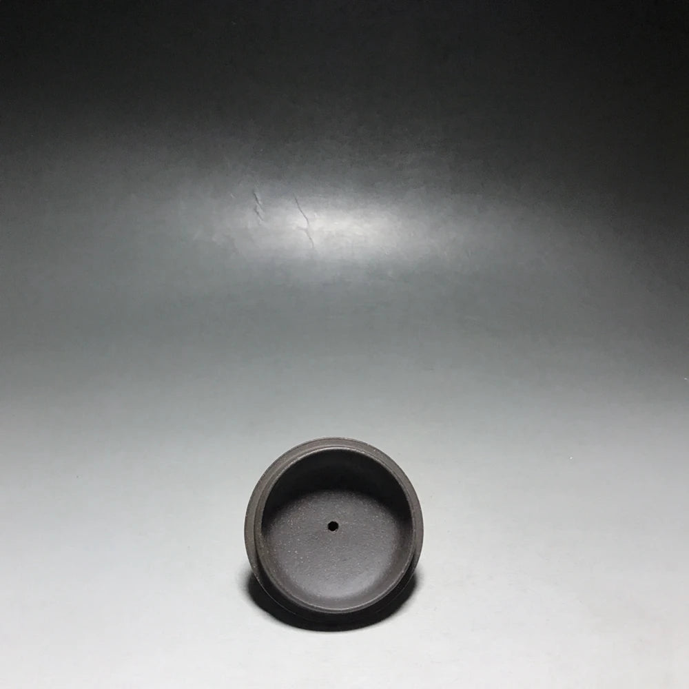 Chinese Yixing Zisha Clay Teapot  Silver Silk Tripod Pattern Three legged Pot Jinding trademark 350ml