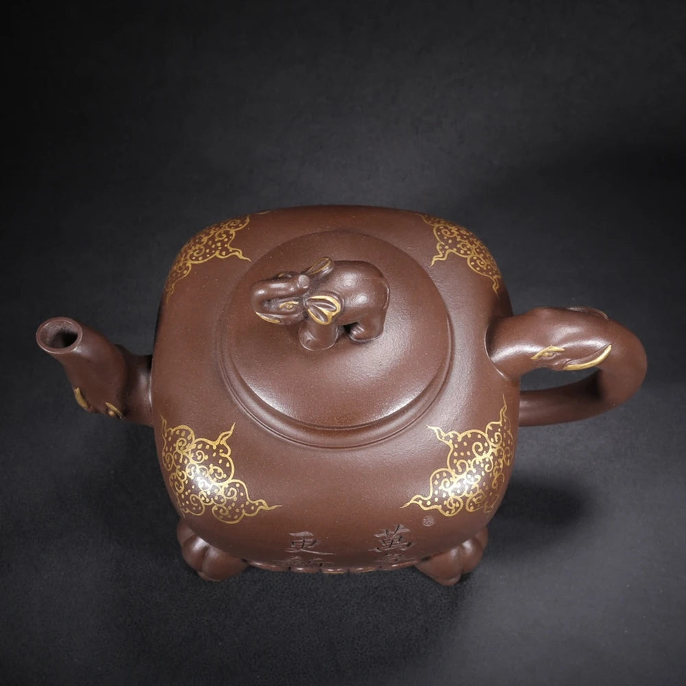 Chinese Yixing Zisha Clay Teapot  Wanxiang Update Pot  Xu Hantang 580ml