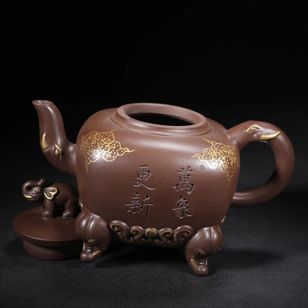 Chinese Yixing Zisha Clay Teapot  Wanxiang Update Pot  Xu Hantang 580ml