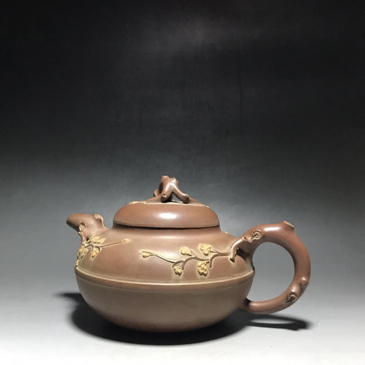 Chinese Yixing Zisha Clay Teapot  antique plum blossom Pot  Wu Yungen 800ml