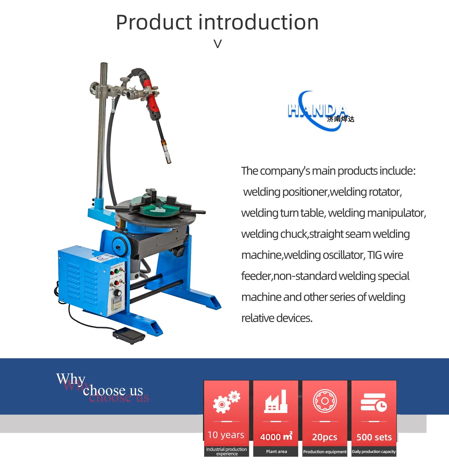 Chinese supplier automatic Small Welding Positioner Induction /welding Equipment