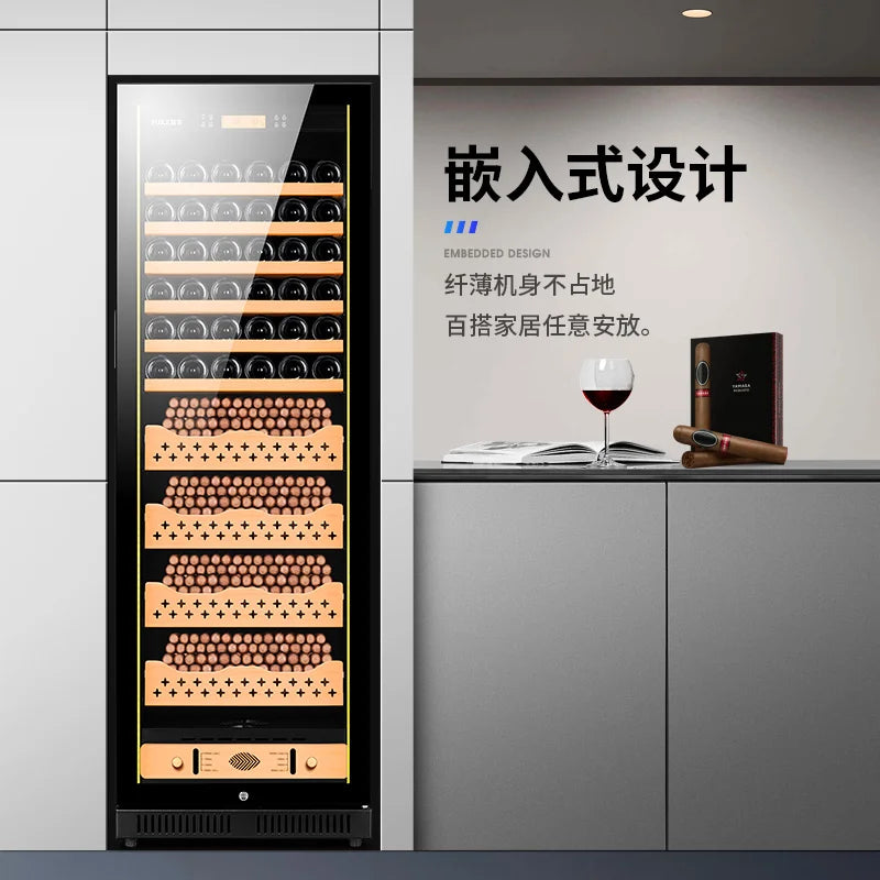 Cigar Humidor Variable Frequency Constant Temperature Humidity Cigar Cabinet Moisture Cabinet Negative Ion Purification air