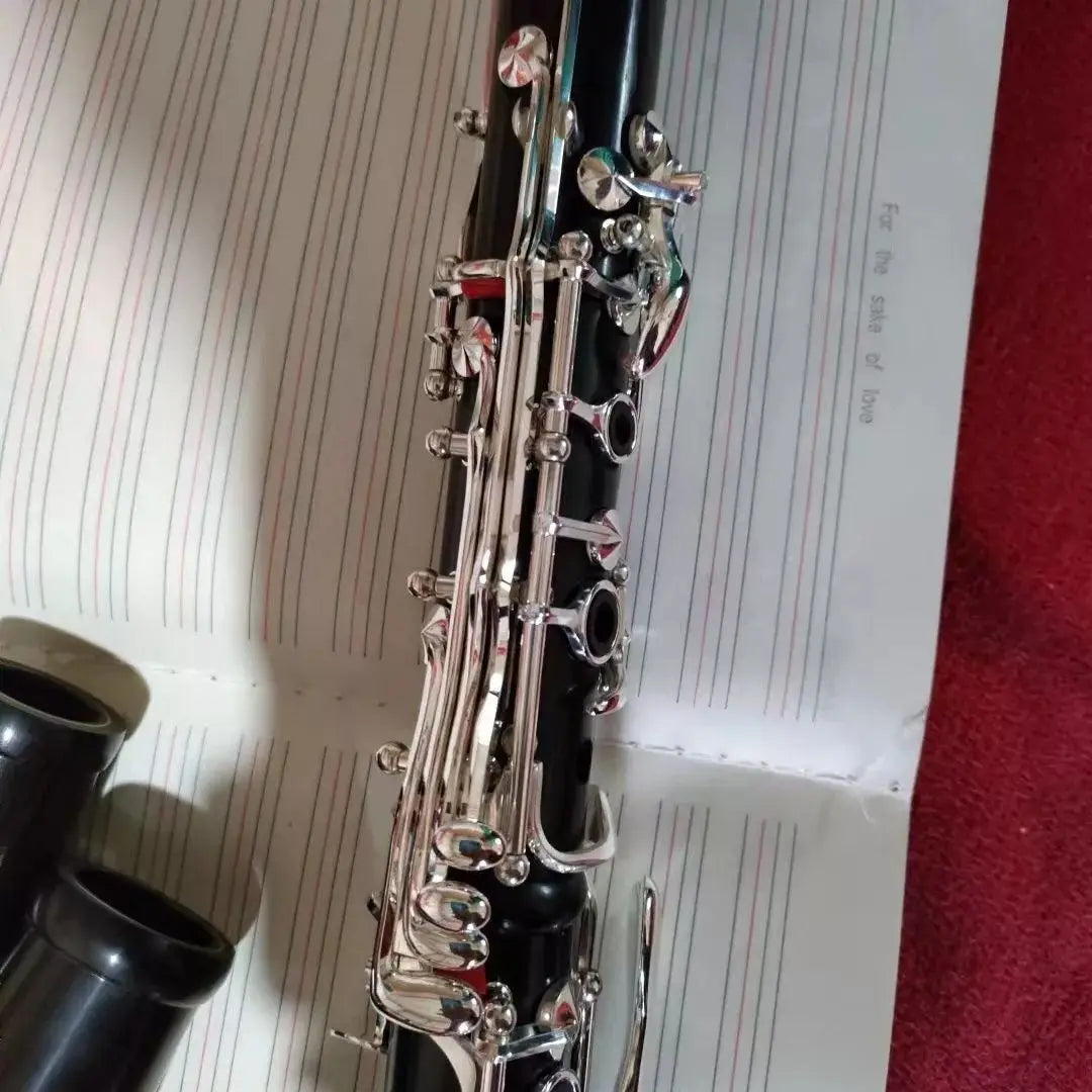 MMOOKA Clarinet Instrument Ebony High-grade Clarinet Instrument 18 Keys 17 Keys