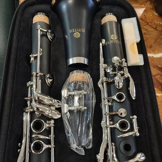 Classic Clarinet JCL-700NQ Black B-flat Bakelite Woodwind instrumentos musicales with Accessories Case clarinete madeira