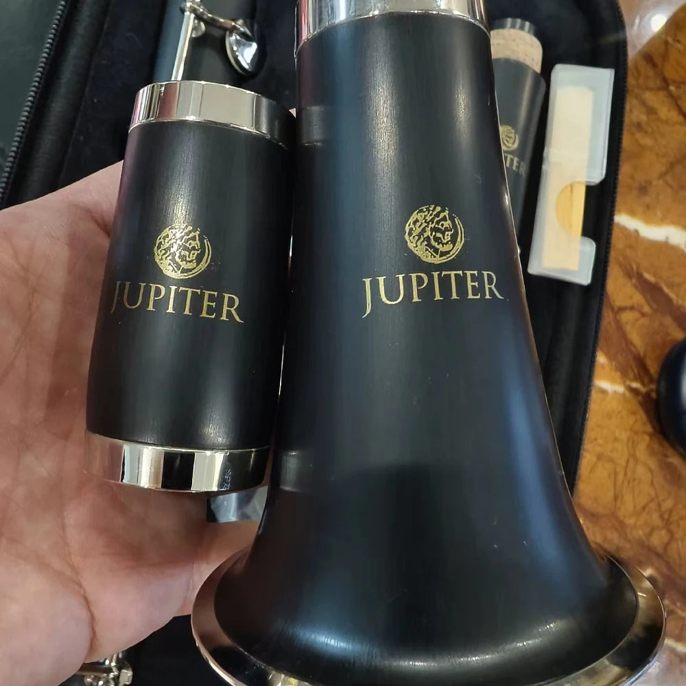 Classic Clarinet JCL-700NQ Black B-flat Bakelite Woodwind instrumentos musicales with Accessories Case clarinete madeira