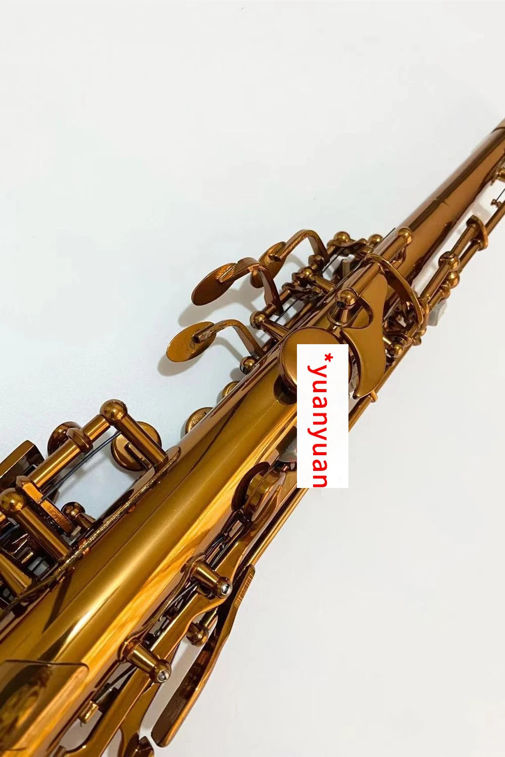 Classic coffee gold Mark VI model B-flat soprano saxophone nostalgic style professional-grade sound sax soprano jazz instrument