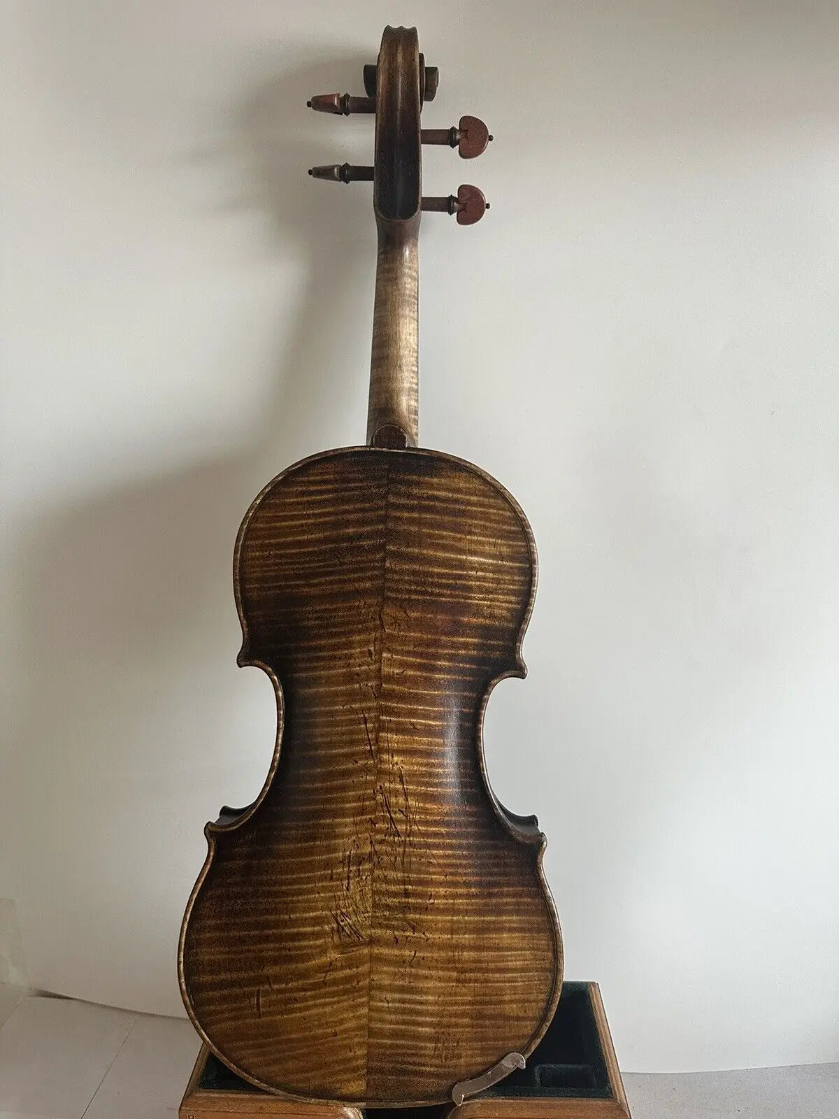 MMOOKA Click to enlarge Professional 4/4 Violin Guarneri Model flamed maple back spruce top handcrafted