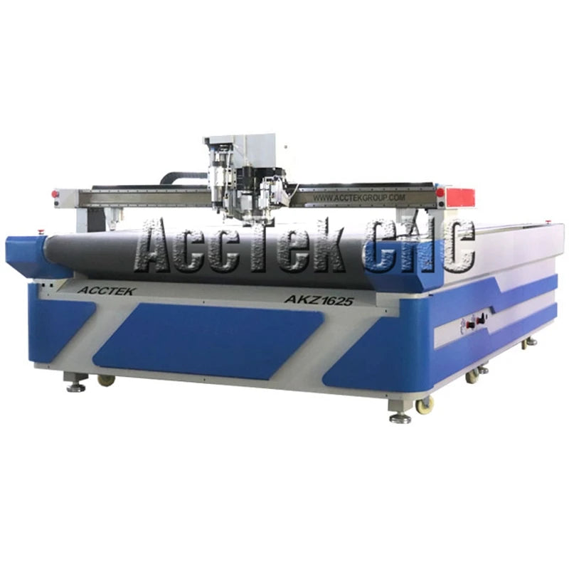 Cnc Oscillating Knife Cutting Machine with Auto Tool Changer High Quality Textile Leather Punching Knife Milling Tool  AKZ1625