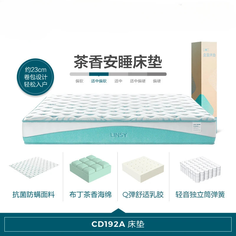 Comfortable Molblly Mattresses Vacuum Bags Cozy Queen Floor Foldable Mattresses Folding Core Sleep Colchao Bedroom Furniture